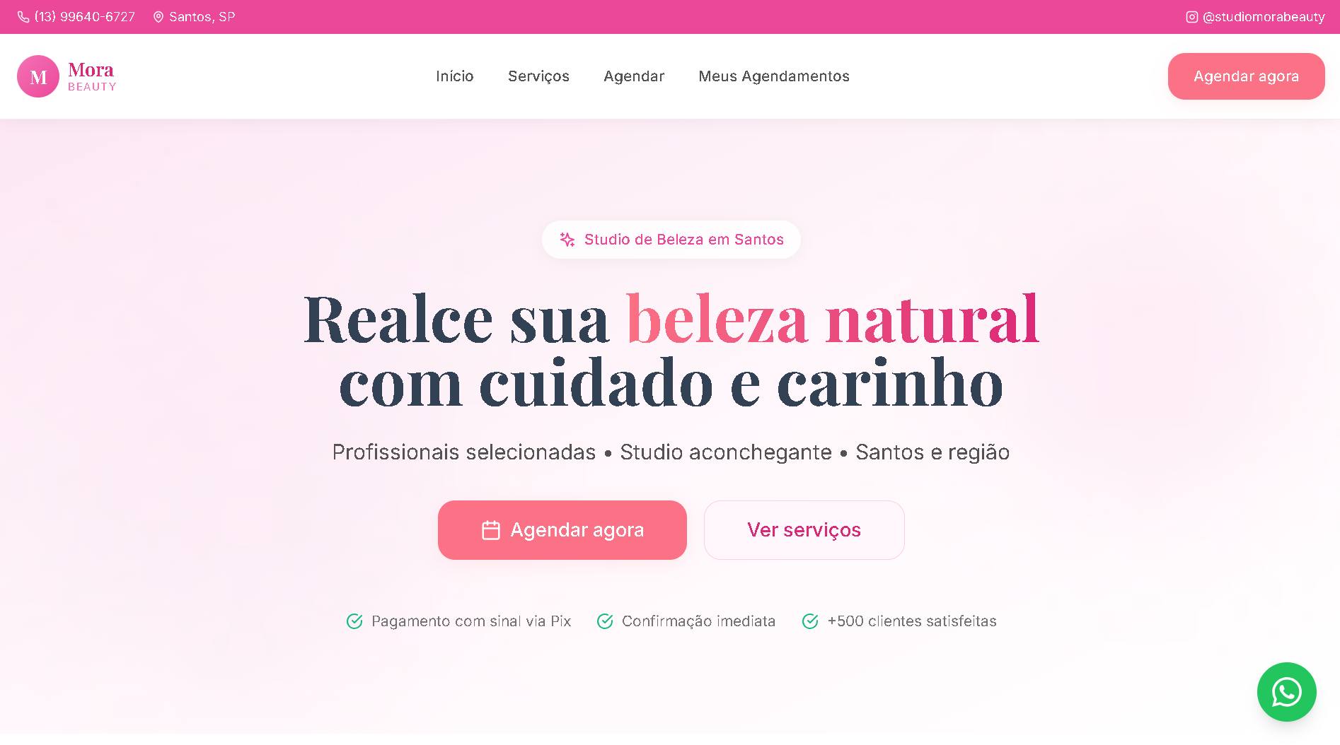 Imagem do projeto Mora Beauty
